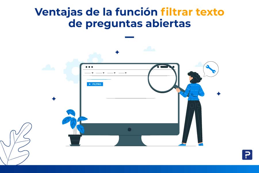 filtrar texto de preguntas abiertas