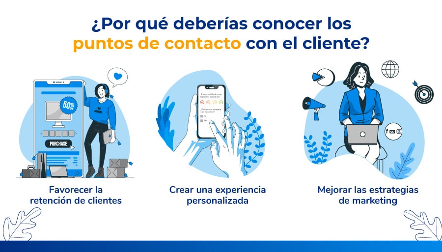 Importancia de conocer los puntos de contacto con el cliente