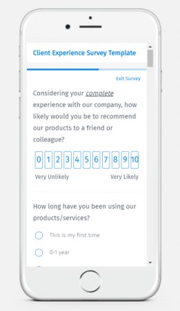 customer experience survey free template