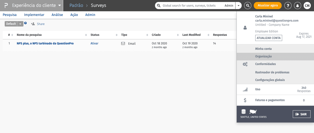 plataforma de gerenciamento da experiência do cliente