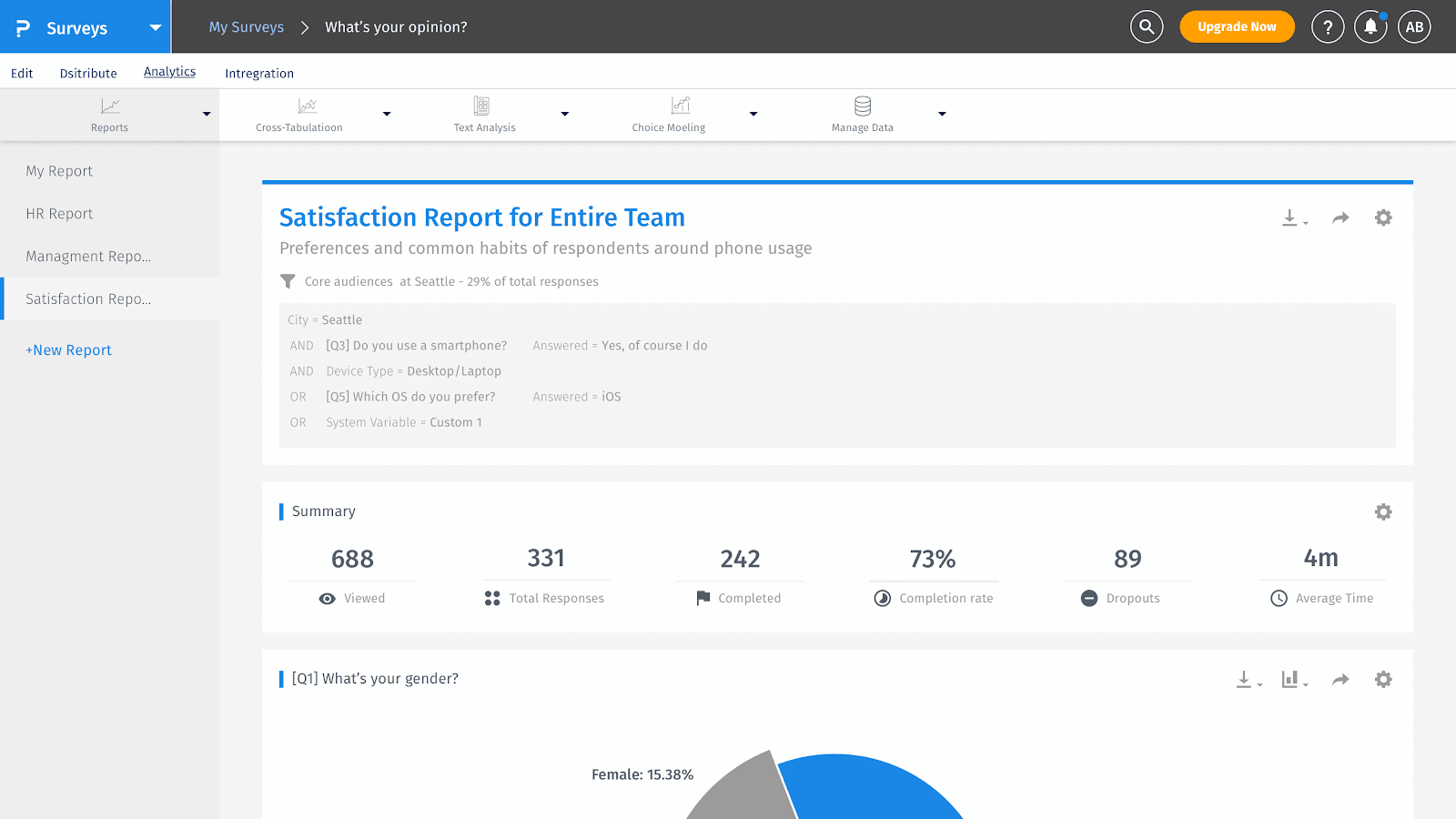 multiple report views