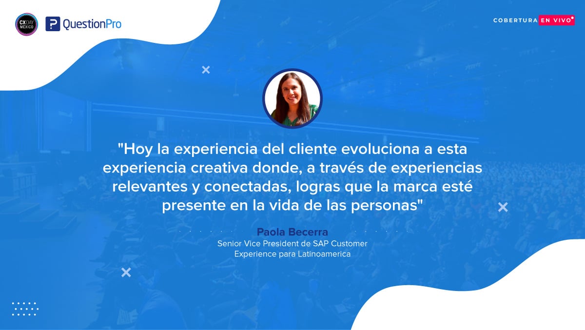 Paola Becerra, SVP SAP Customer Experience en SAP