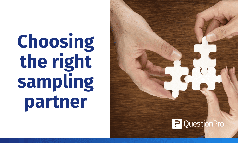 A guide to choosing the right sample partner for research