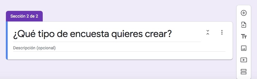 tipos de encuesta que puedes crear con google