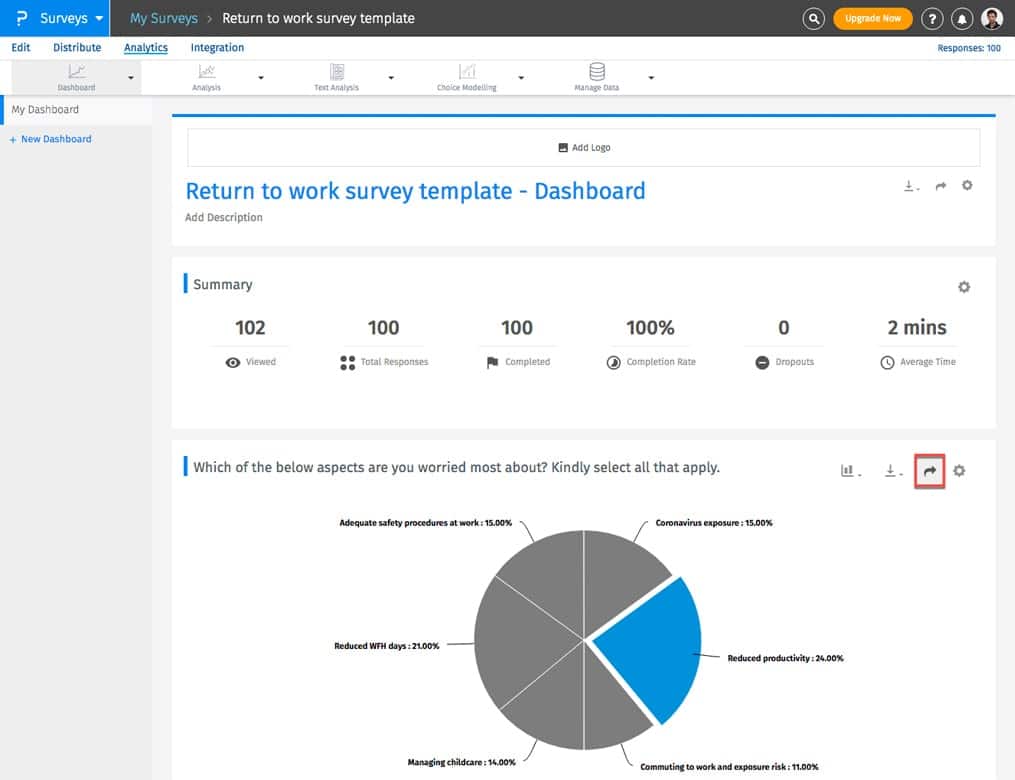 Create an online survey from scratch