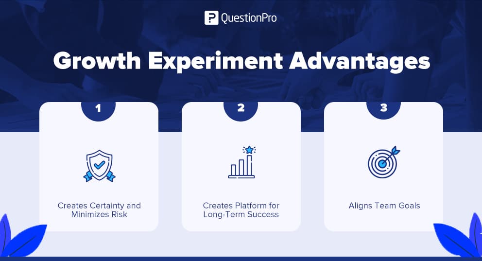 Growth experiments advantages