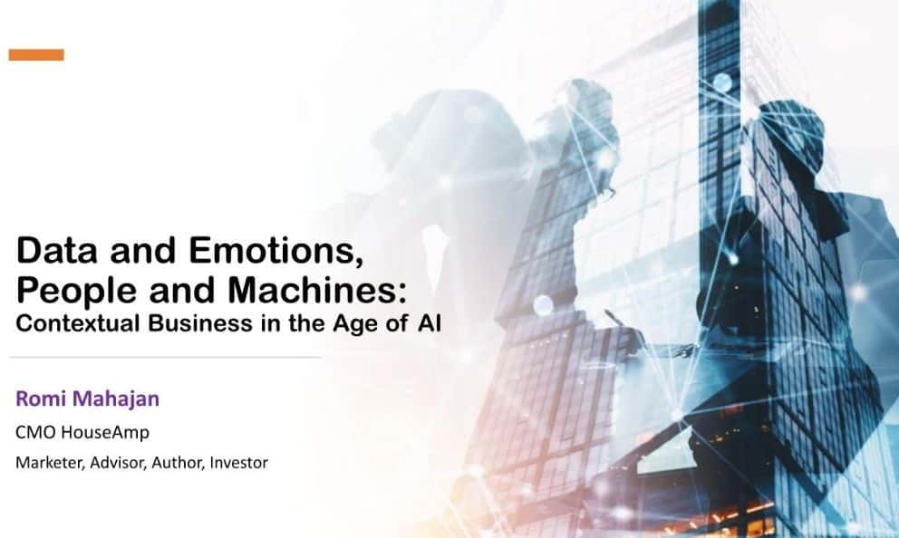 Data and Emotions, People and Machines: Contextual Business in the Age of AI