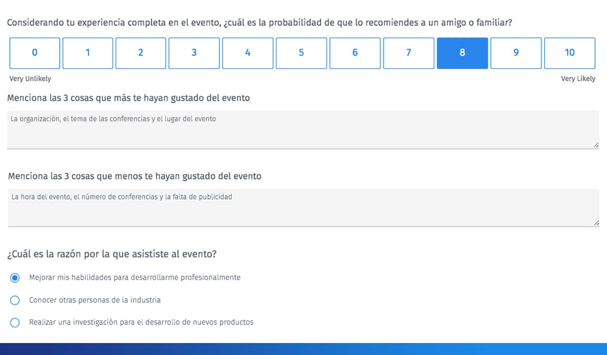 preguntas para una feria empresarial