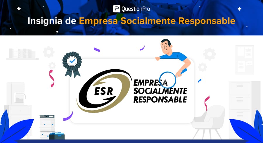 insignia de empresa socialmente responsable