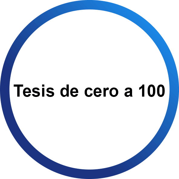 logo tesis de cero a 100