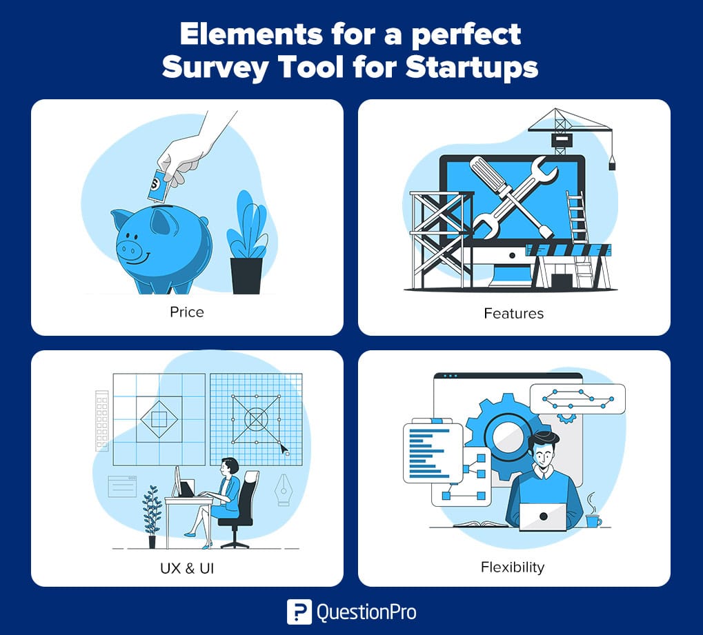 survey tools for startups elements