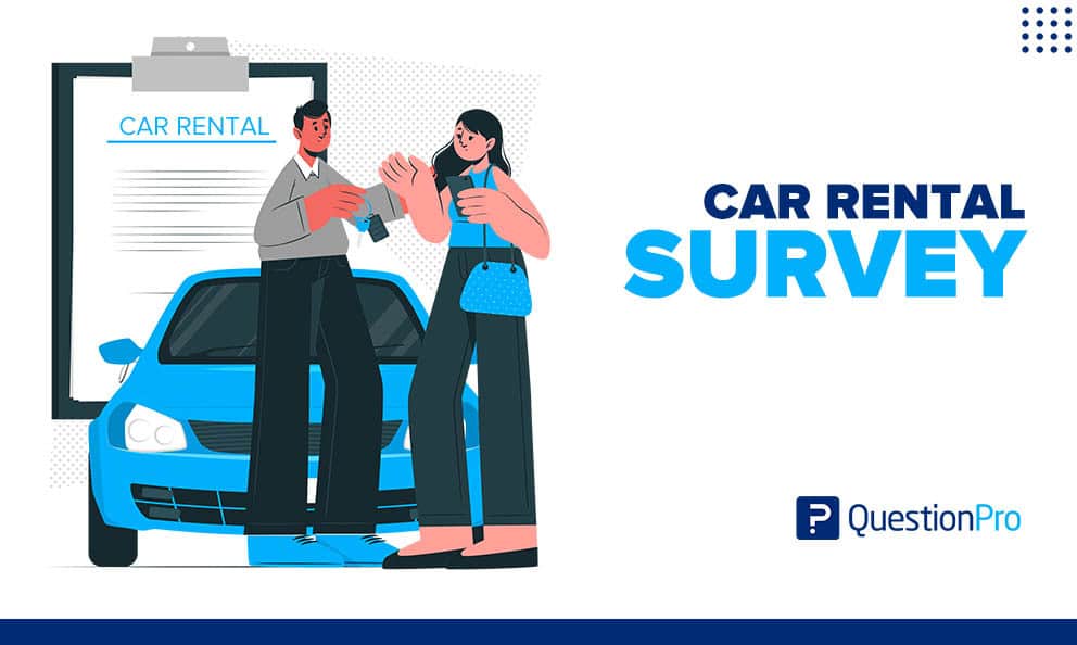 Car Rental Survey is a data collection tool to know the perception of users about various aspects related to the solution offered. Learn more.