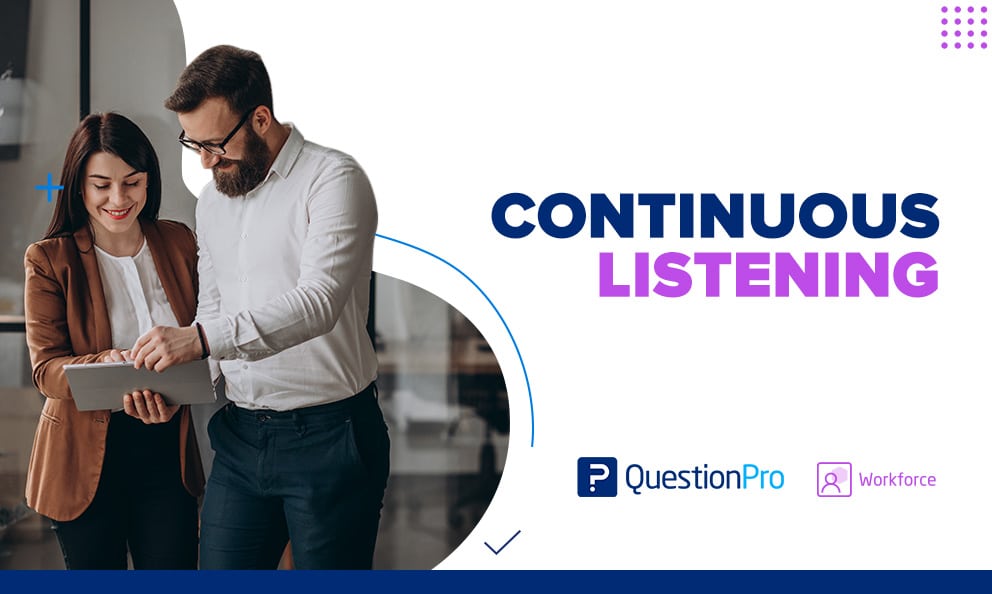 A continuous listening strategy is all about having the resources and proactively getting feedback on essential topics in your organization.