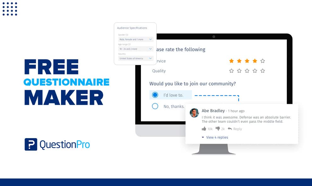 Free Questionnaire Maker: Reasons, Uses & Examples