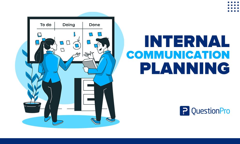 An internal communications plan is a strategy that addresses the business goals for employee interaction and the actions to reach them.