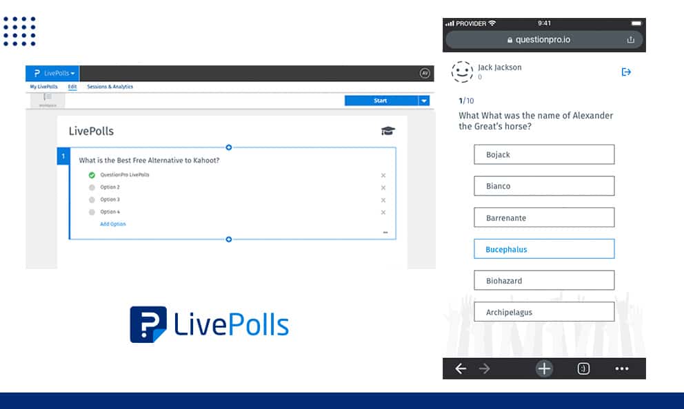 LivePolls, la meilleure alternative à Mentimeter