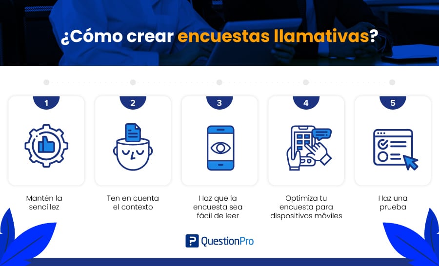 pasos para crear encuestas llamativas