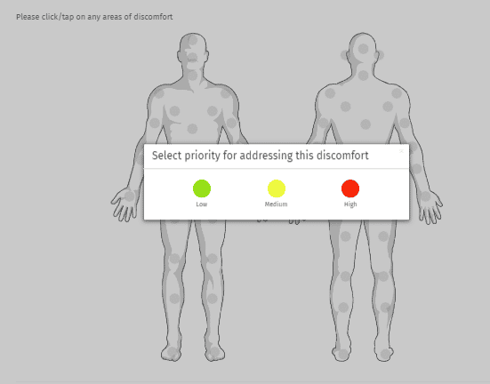 Athletes Wellness Questionnaire chart