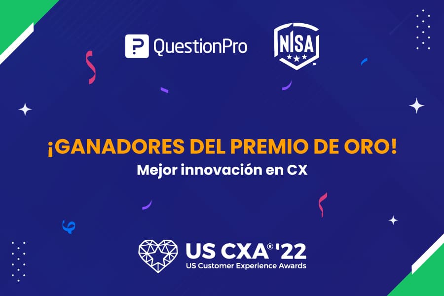 NISA y QuestionPro CX reciben premio a la Mejor Innovación en CX