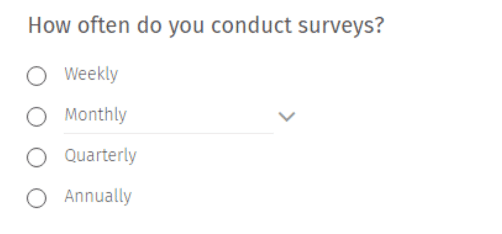 Découvrez ce qu'est une question à choix forcé, ses différents types et des exemples d'enquêtes. Sachez quels sont ses avantages et si vous devez l'utiliser dans votre questionnaire de recherche.