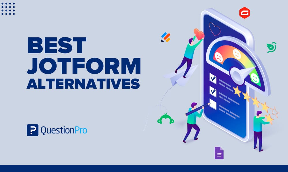 We give you the top 9 best JotForm alternatives. We ranked and analyzed software with similar functions to the ones offered by JotForm.