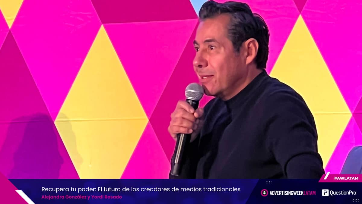 yordi rosado en Advertising Week LATAM