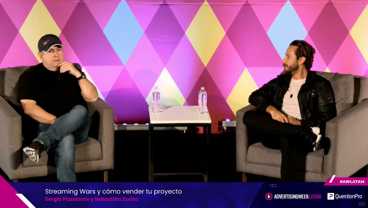 Sergio Pizzolante y Sebastián Zurita en el Advertising Week LATAM