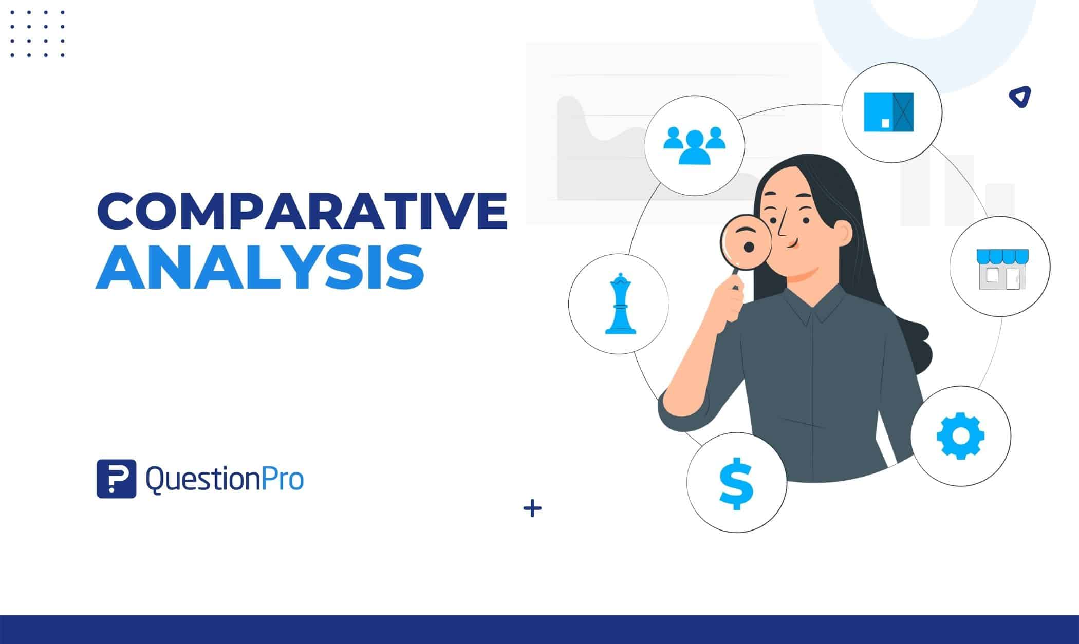 Comparative analysis compares your site or tool to those of your competitors. It's better to know what your competitors have to offer.