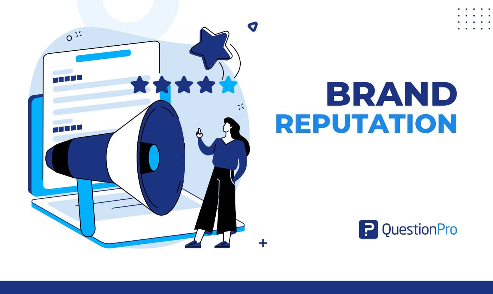 Brand reputation is how customers, employees, and others think of a brand. The stronger a brand reputation is, the more people will trust it.