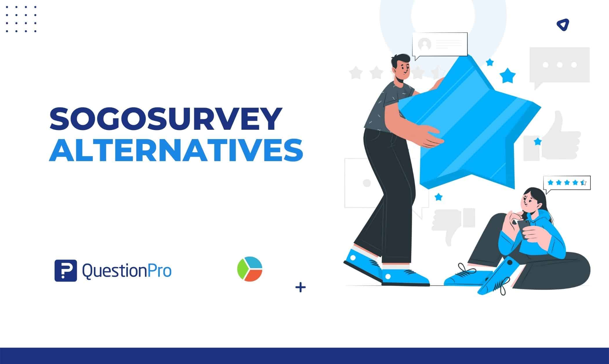 SoGoSurvey helps businesses create polls, forms, surveys, and quizzes. Choose the best SoGoSurvey alternatives for your business.