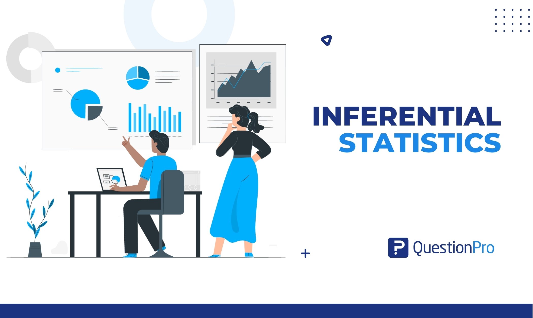 Inferential statistics use analytical procedures to draw conclusions about survey data from sample data. Let's learn about it.