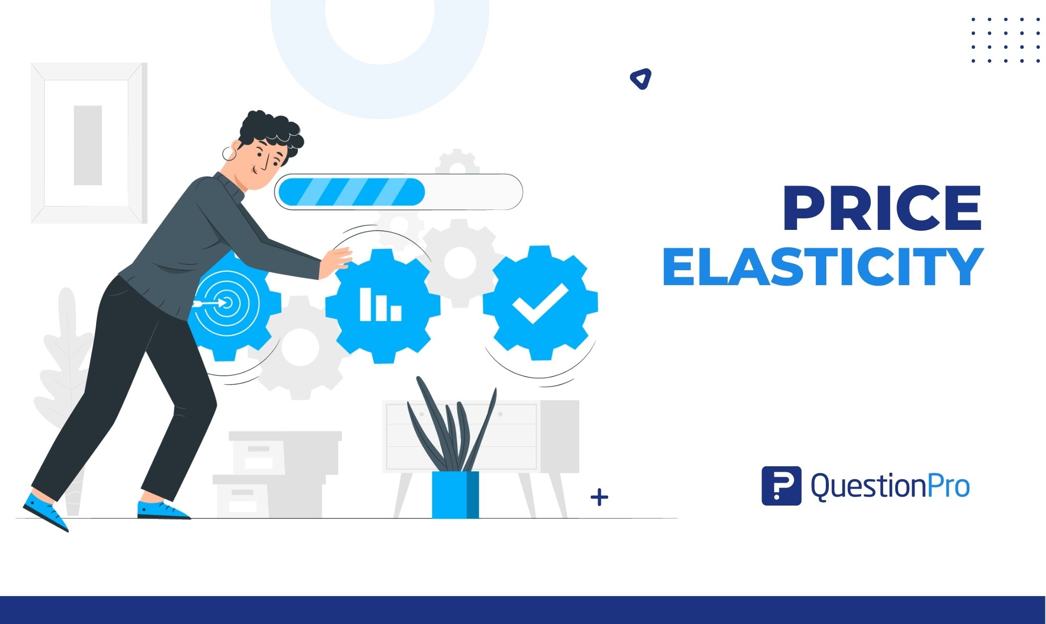 Price elasticity helps businesses understand how it impacts sales and strategy. It is the ratio of demand and price percentage change.