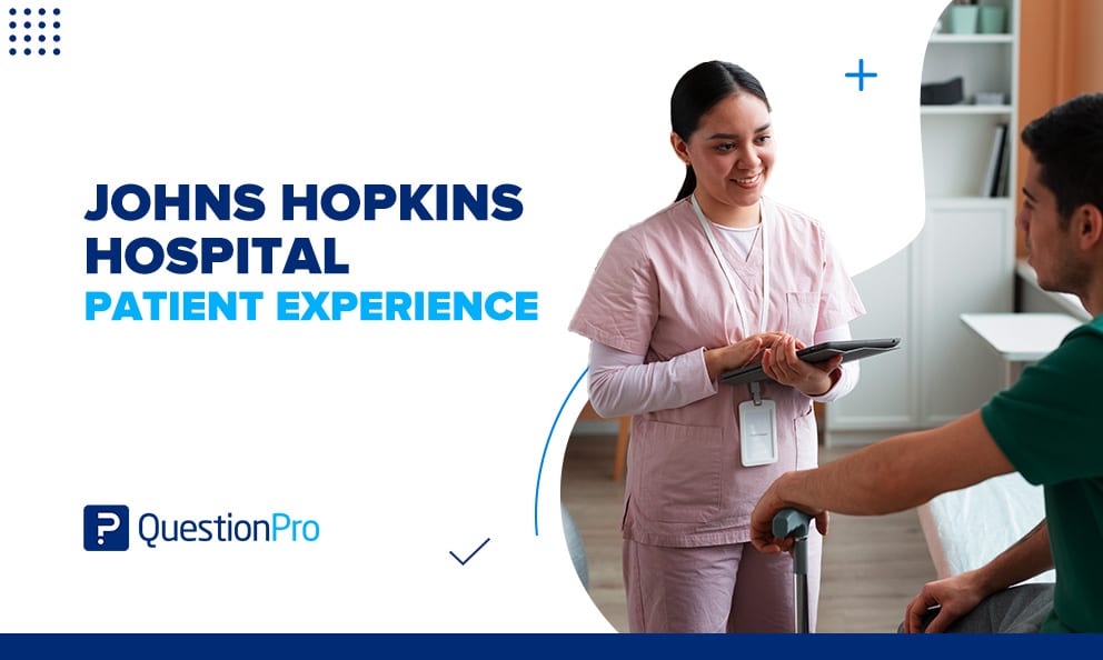 Let's take a look at the Johns Hopkins Hospital Patient Experience to analyze and learn from their approach and identify opportunities.