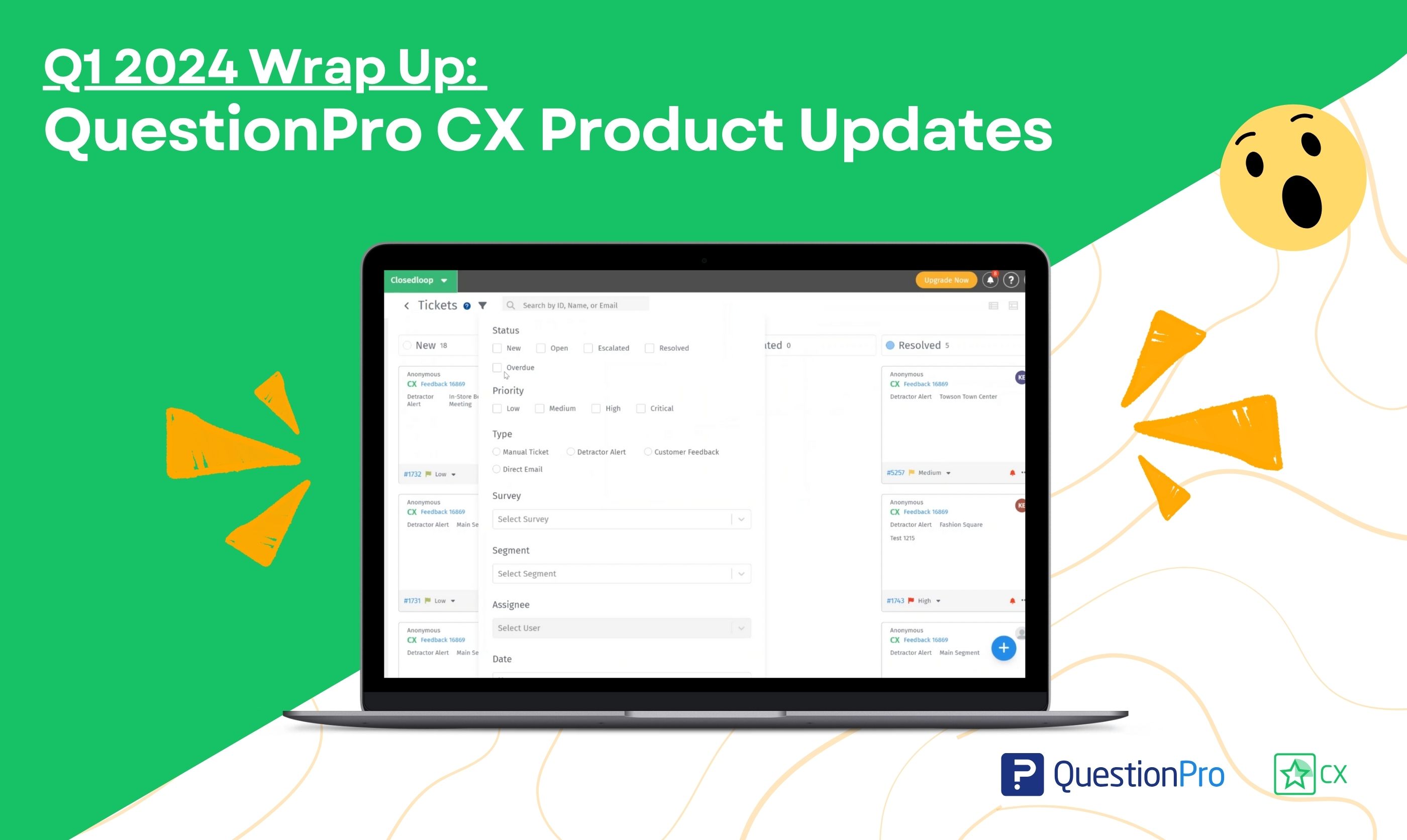 QuestionPro CX Product Updates – Quarter 1, 2024