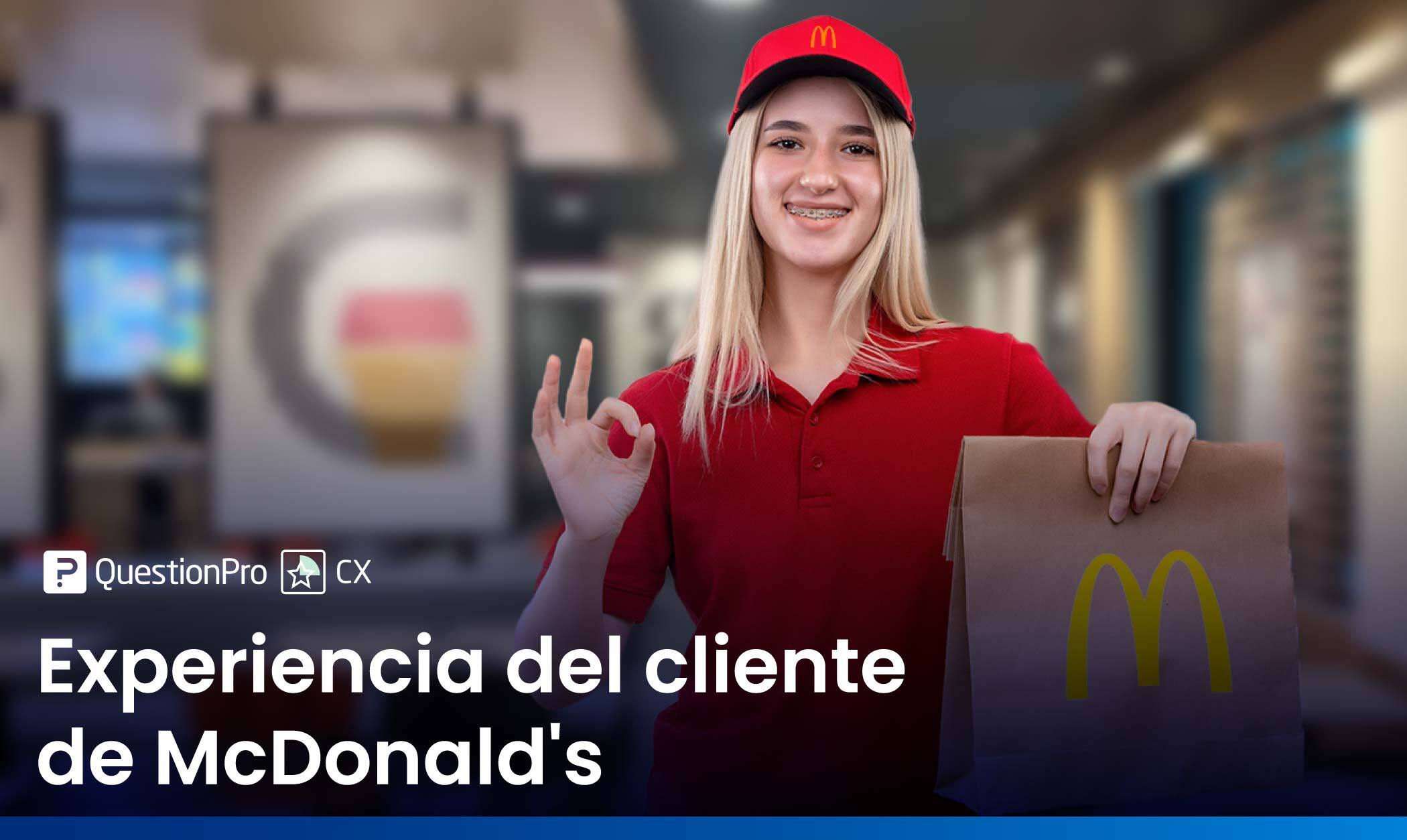 experiencia del cliente de mcdonalds