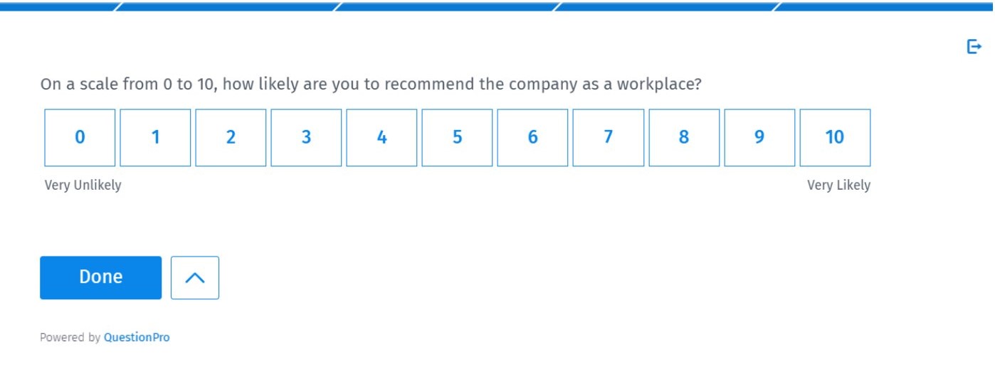 eNPS-question