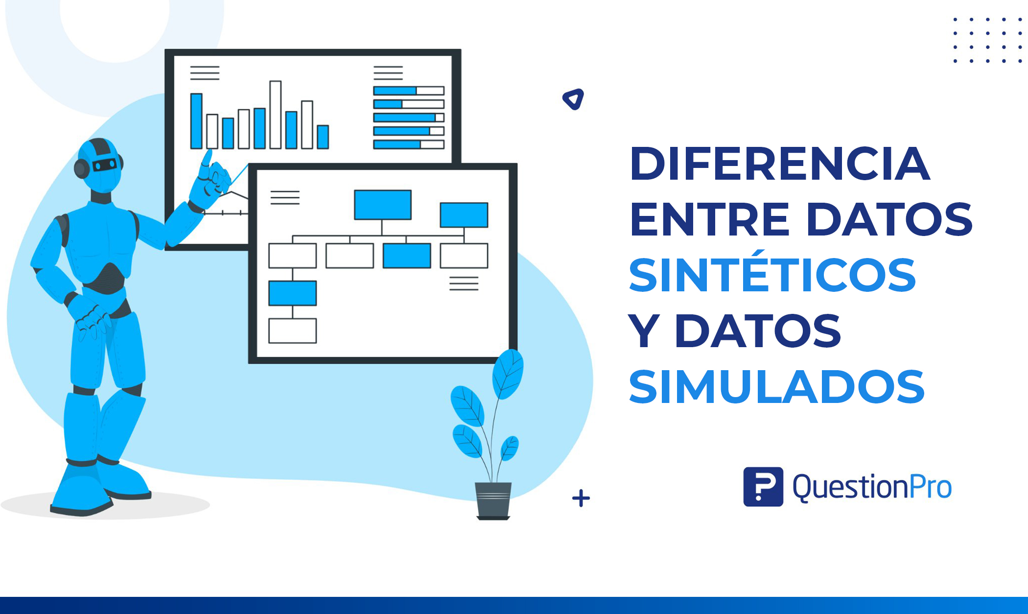 Diferencia entre datos sintéticos y datos simulados