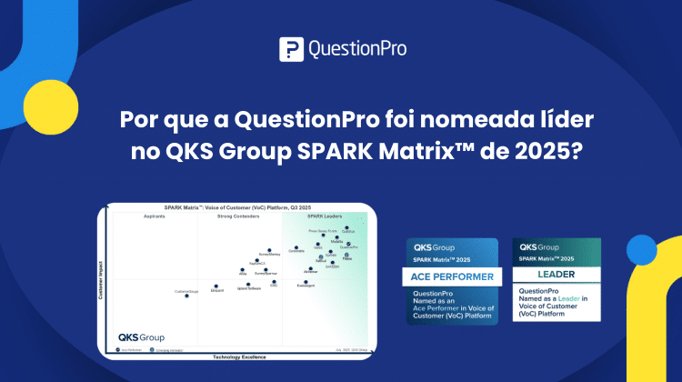 QuestionPro é reconhecida como líder em plataforma de Voz do Cliente pelo QKS Group