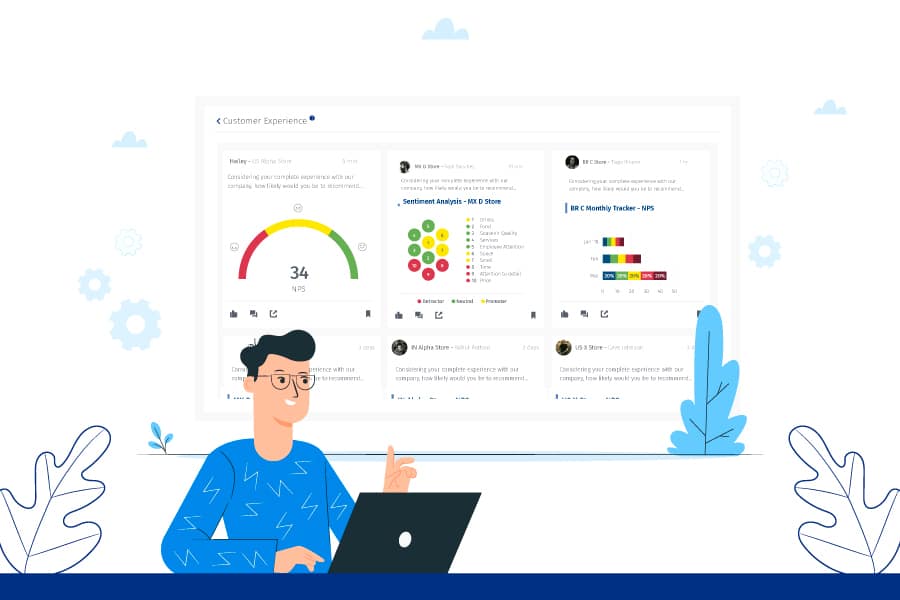 Como criar um dashboard de experiência do cliente