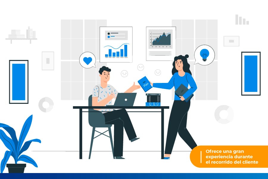 plano de experiência do cliente