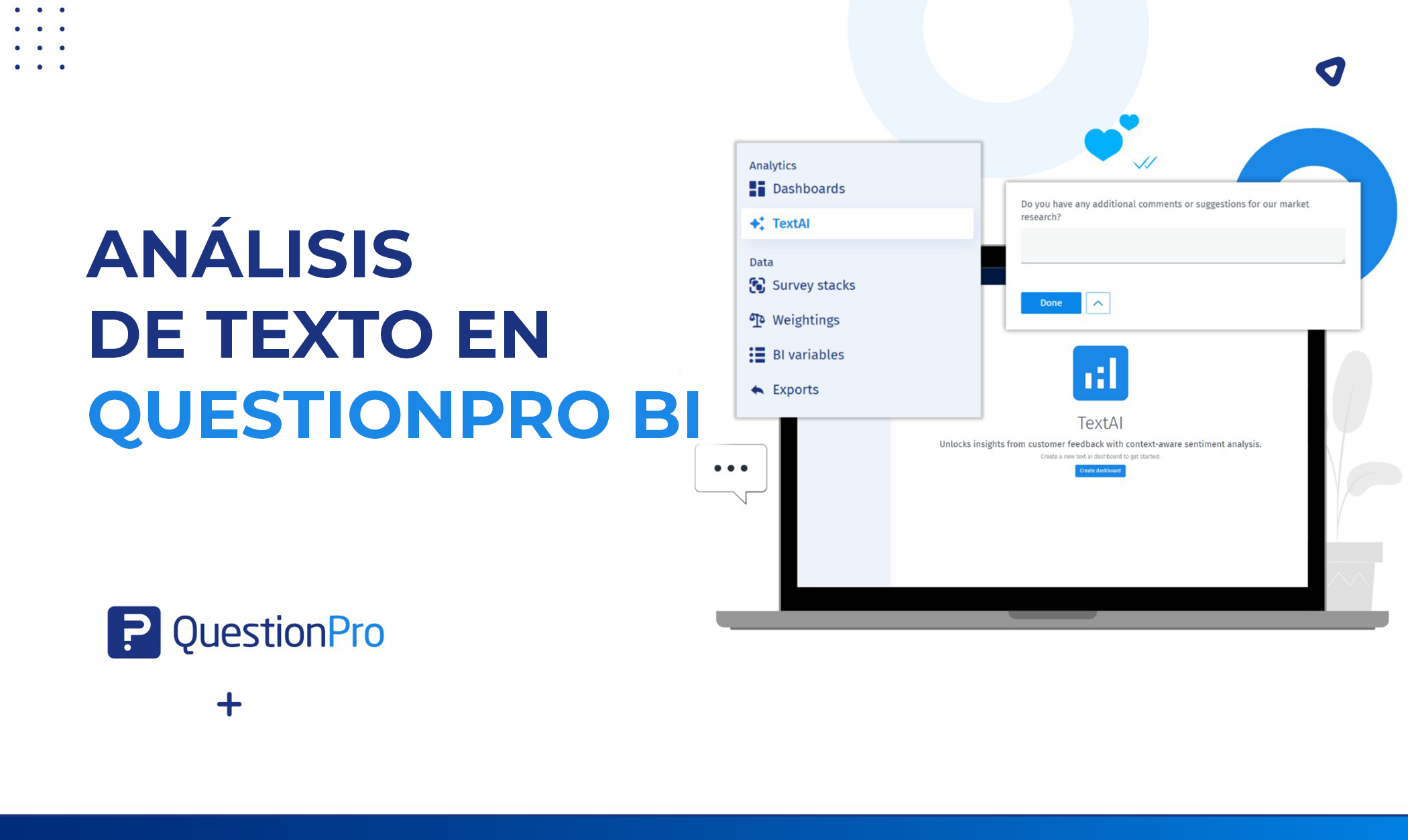 Análisis de texto en QuestionPro BI
