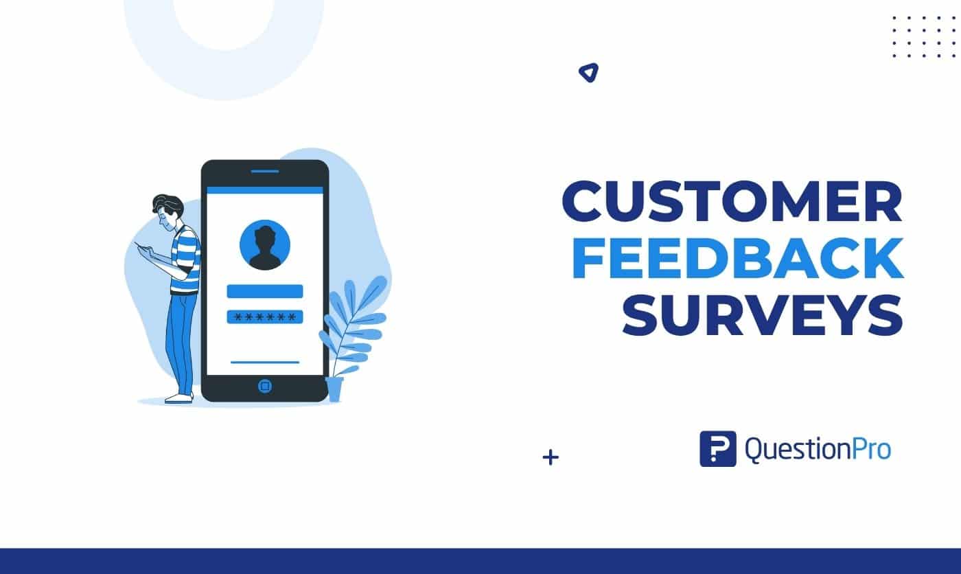 Customer giving feedback to a small business owner through a survey form