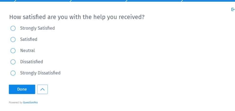 support-interaction-survey-question