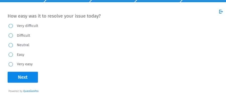 Customer Effort Score