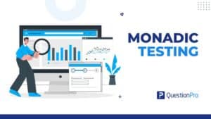 Monadic testing is a research method where each participant evaluates only one concept in a survey
