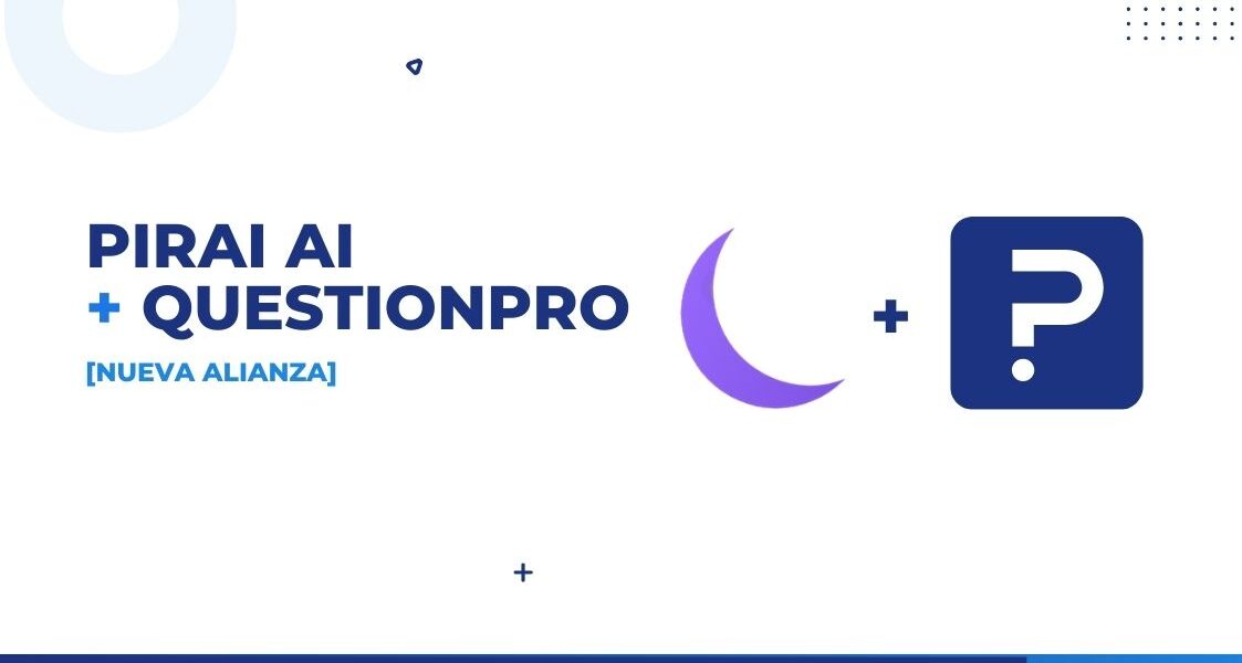 Pirai AI + QuestionPro: Alianza para potenciar la investigación con IA