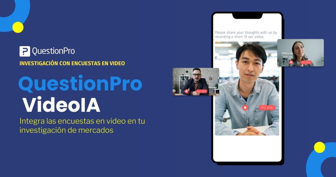 QuestionPro VideoAI integra las encuestas en video en la investigación de mercados