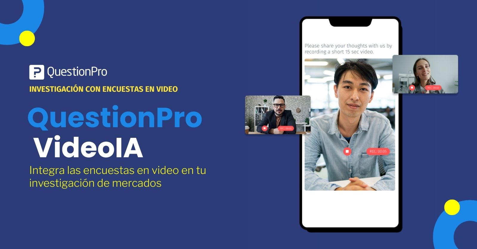QuestionPro VideoAI integra las encuestas en video en la investigación de mercados