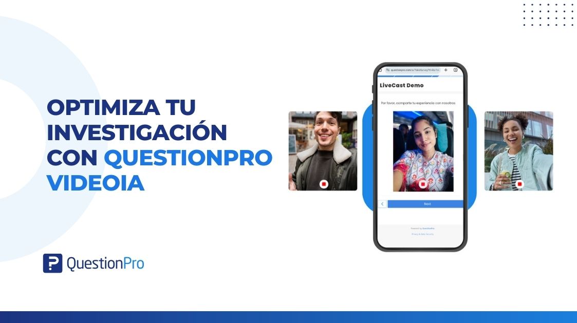 QuestionPro VideoIA: La herramienta de IA para analizar respuestas de encuestas en vídeo