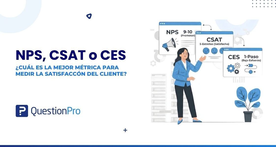 Comparativa NPS, CSAT y CES: ¿Cuál es la mejor métrica para medir la experiencia del cliente?